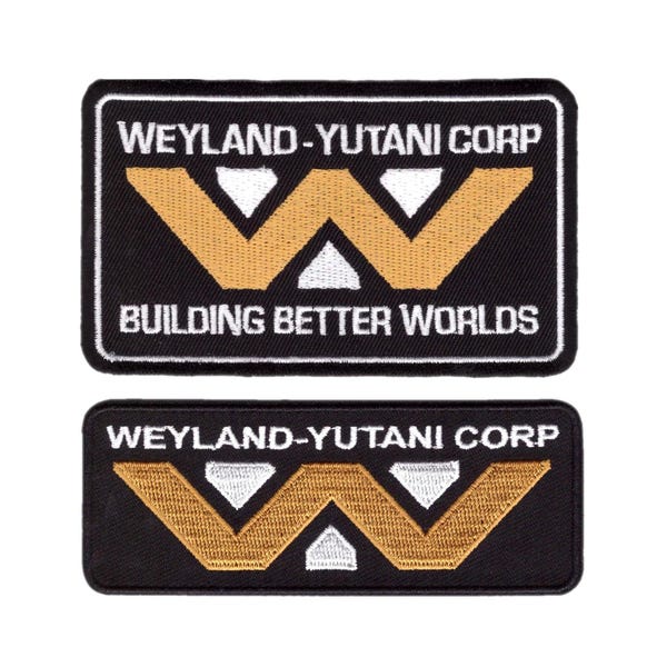 Parche de uniforme para sombrero de tripulación de Weyland Yutani Building Better World
