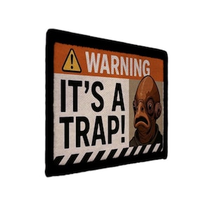 Varning Det är en fälla Galactic Admiral Patch