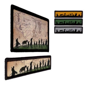LOTR Adventure Of Heroes Silhouette Fellowship Patch