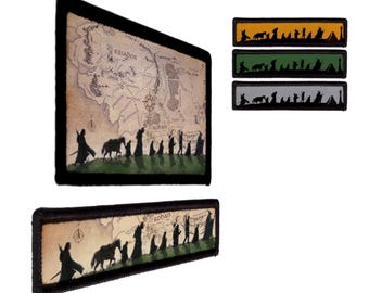 LOTR Adventure Of Heroes Silhouette Fellowship Patch