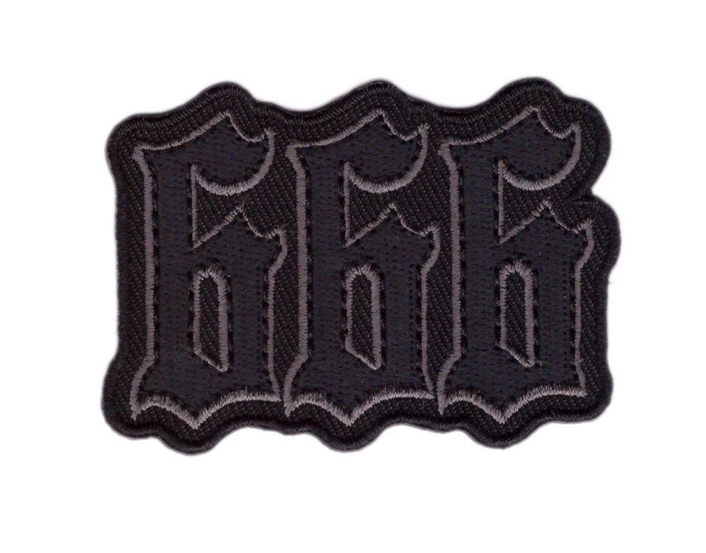 Route 666 Monster Metal Satan Devil Horns Hand Sign Salute Music Band Iron On Sew On Patch Hand Horn - Foto 3