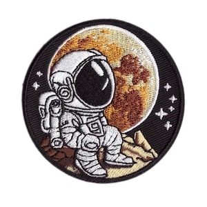 Chibi Ensam Astronaut på Månen Patch
