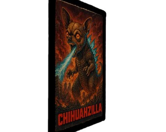Chihuahua Dog Zilla Kaiju Monster Funny Patch