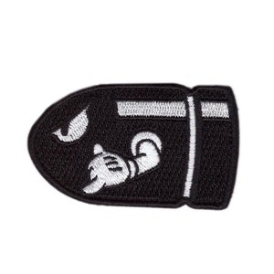 PVC Patch, Tactical Morale Patch, Small Velcro Patch, Skull 