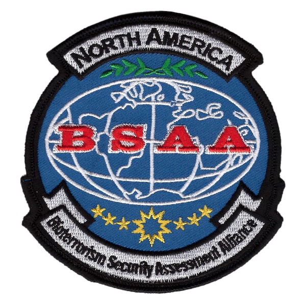 North America BSAA Resident Biohazard Costume Patch