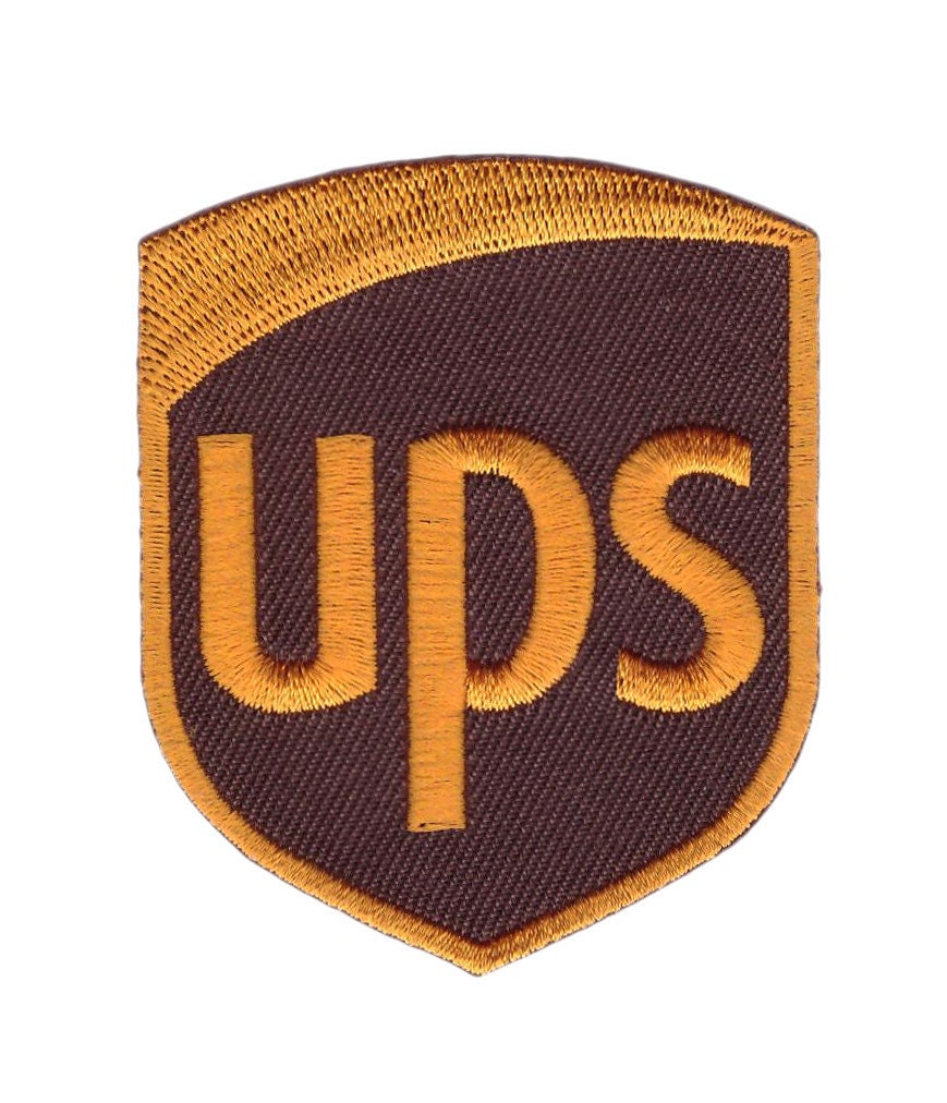 UPS Shirt Employee Patch Embroidered Uniform Costume DIY