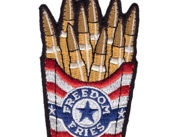 Freedom Fries 2nd Amendment USA Patriot Morale Patch