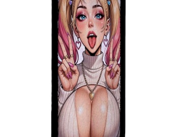 Parche de anime material Ahegao Waifu