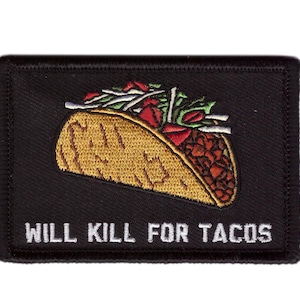 TA/CO TACO Acdc Funny Morale Patch- Hook And Loop Custom Patch 2x3" Made In The Usa