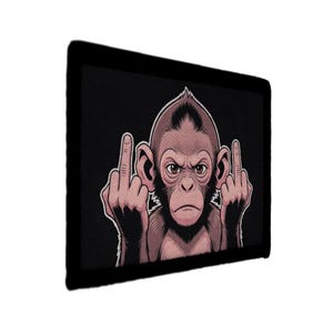 Monkey Middle Finger Fuck you Funny Patch