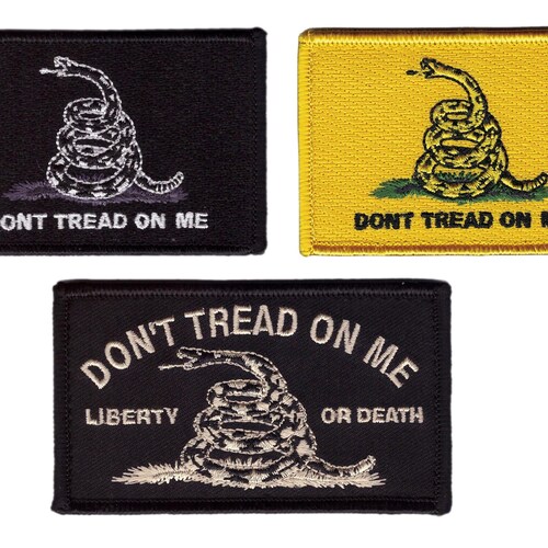 Laser Cut Don't Tread on Me Patch - Etsy