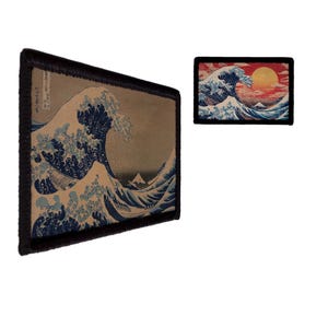Hokusai Great Kanagawa Wave Patch