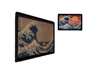 Hokusai Great Kanagawa Wave Patch