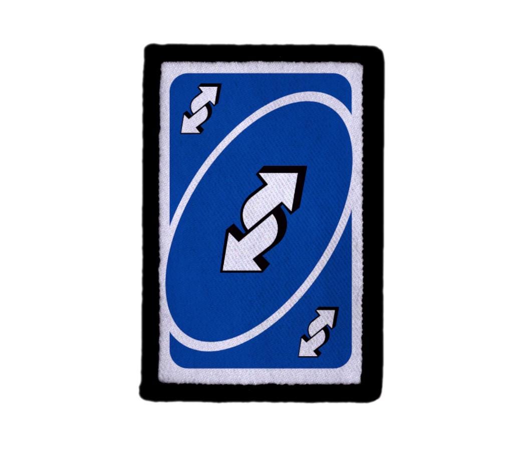 Draw +4 Cards Reverse Patch - Etsy