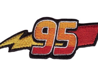 Parche de disfraz de mecánico de autos de Thunderbolt 95 Racing