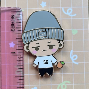 Beanie Suga Yoongi Enamel Pin