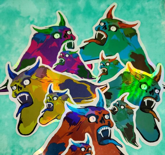 Wisp Stickers Holographic Stickers Laptop Stickers Jumbo | Etsy