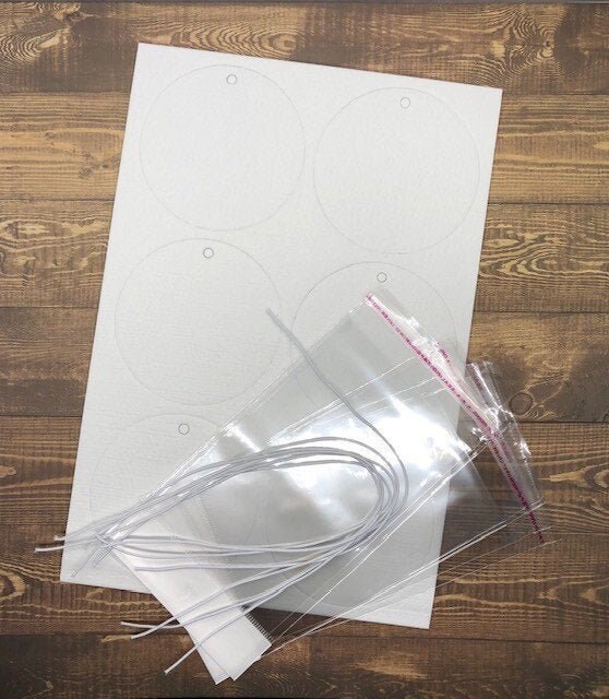 6pc. Sublimation Blank Felt Air Freshener Round Etsy