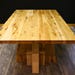 Rustic Hickory Solid Wood Table - Etsy