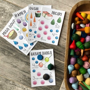 Mandala Recipe Cards / Japanese Cuisine / Waldorf Recipes / Montessori Work image 5