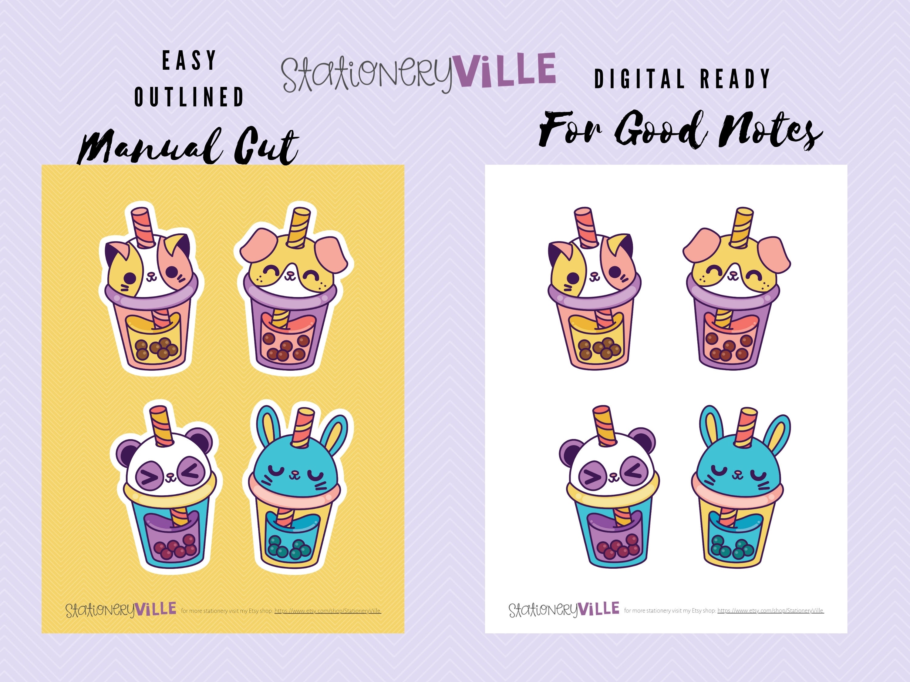 Printable Kawaii Food Stickers Kawaii Stickers Printable | Etsy