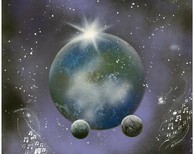 Space-themed wall prints for bedroom, high quality cosmic artwork for home office, Galaxy wall art for statement piece,