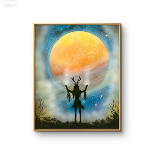 Goddess, Feminine Art, Original Art Print, Visionary Art,