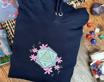 DND Embroidered Sweatshirt/ T-shirt/ Hoodie/ Tote bag