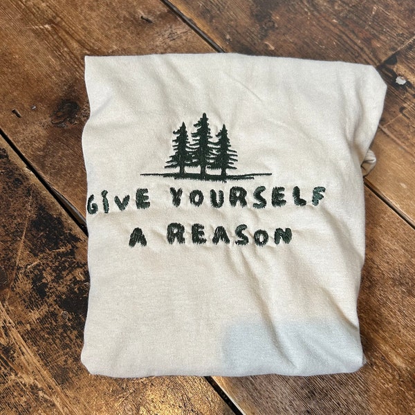 reason Embroidered Sand Sweatshirt/ T-shirt/ Hoodie/ Tote bag