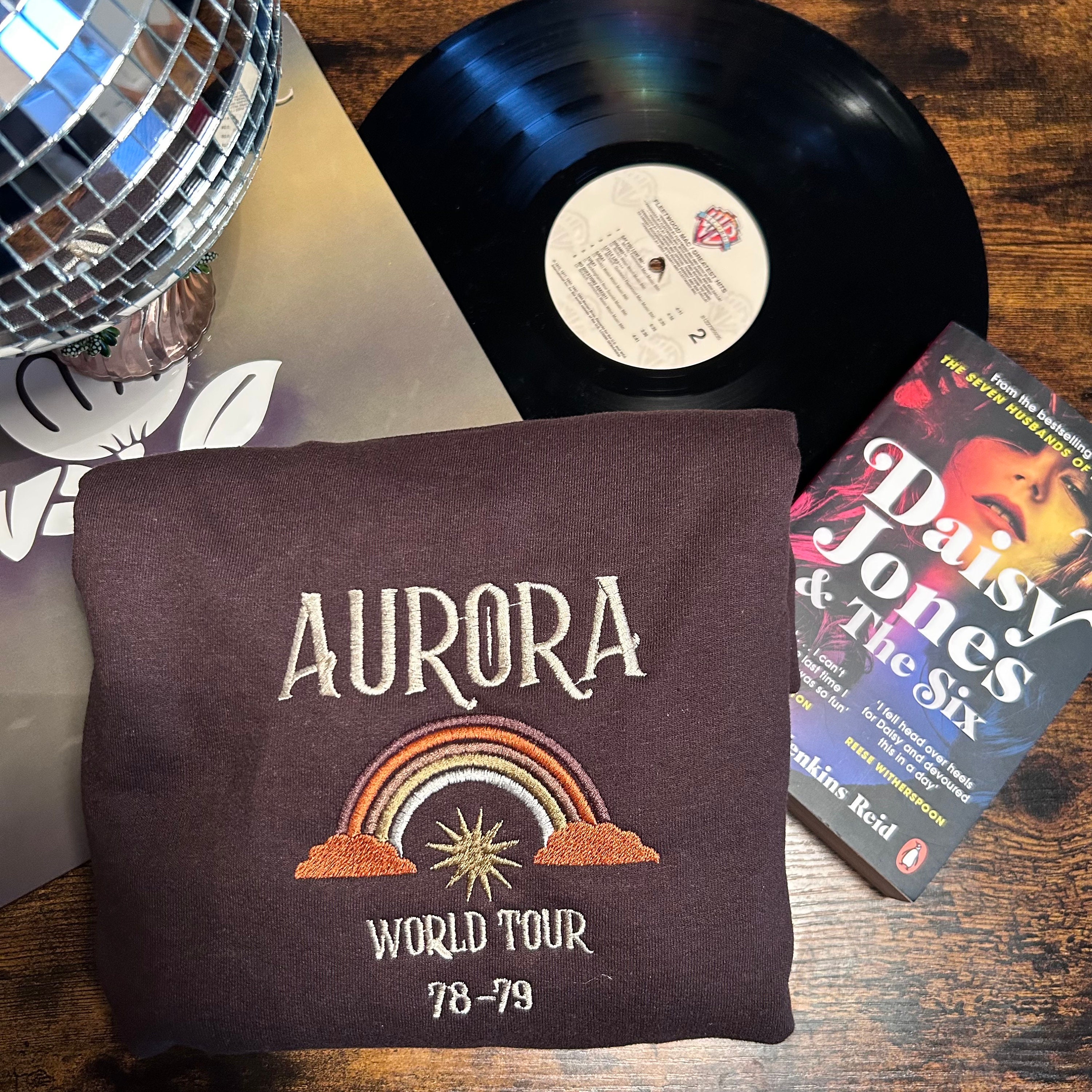 Aurora World Tour Embroidered Sweatshirt/hoodie/t-shirt/tote