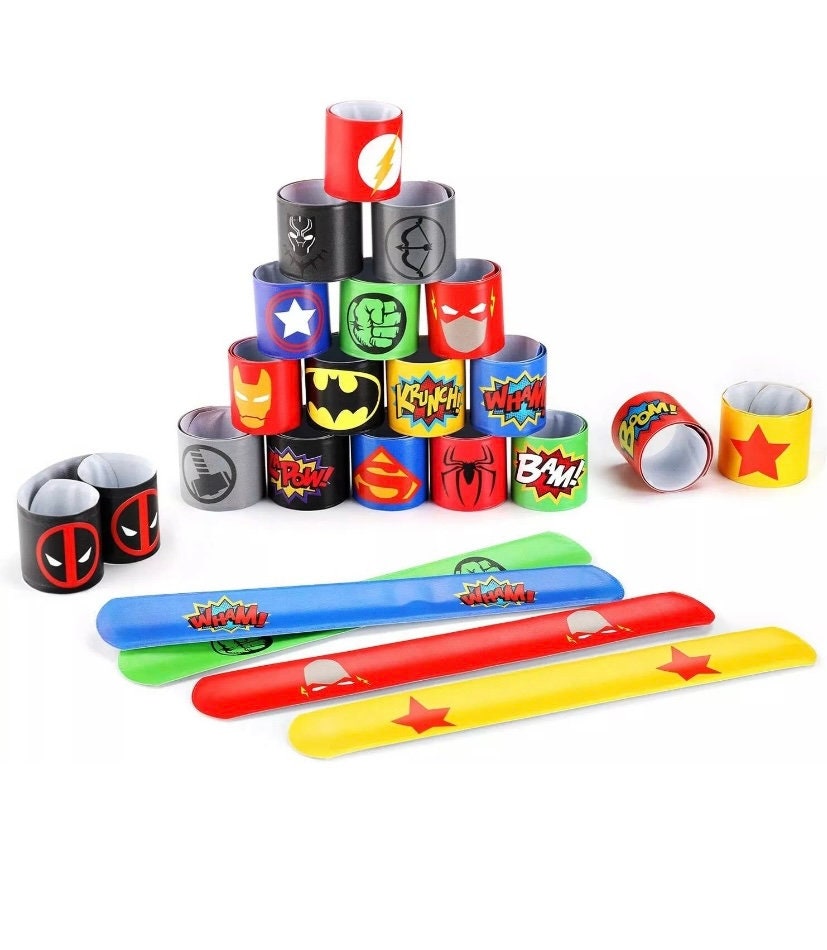 Superhero Party Superhero Party Bag Fillers Marvel Party Etsy