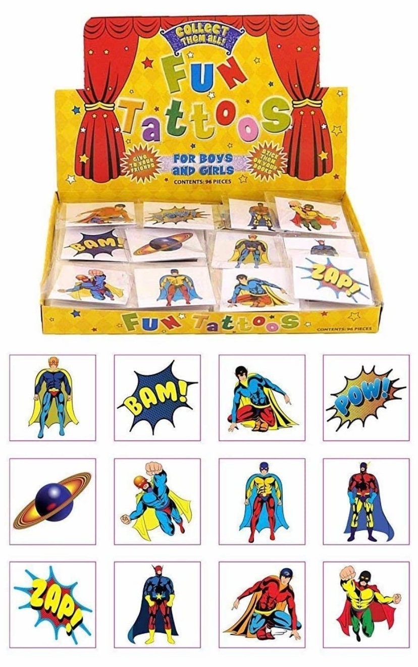 Superhero Party Superhero Party Bag Fillers Marvel Party Etsy