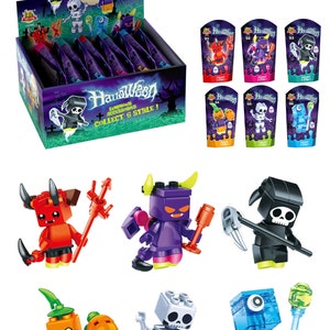 Halloween party favours Halloween toys trick or treat Halloween party kids Halloween party/ kids brick kits/ party bag fillers