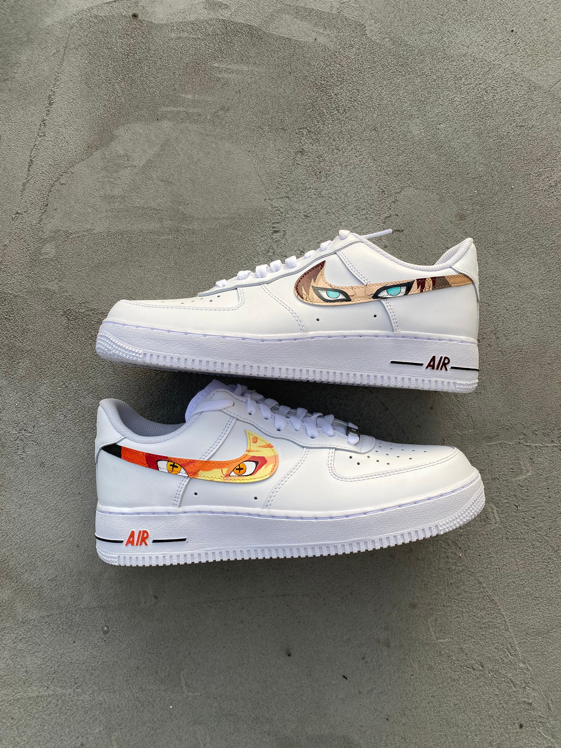 Multicolor Louis Vuitton Hot Air Force 1 Custom - Owl Fashion Shop