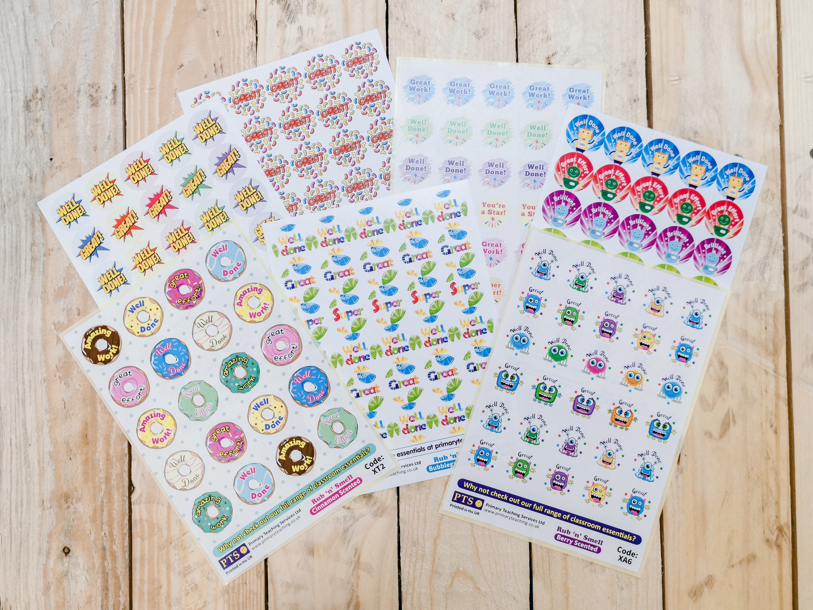 Lakeshore Kid Zone Scented Stickers - Variety Pack