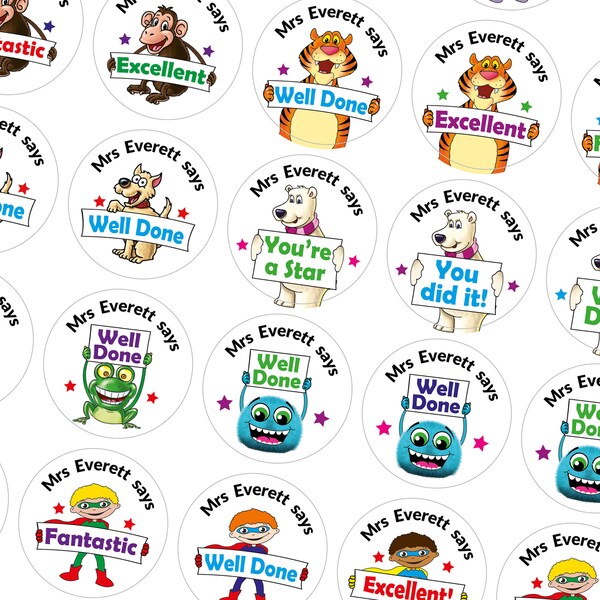 Personalised Stickers Etsy UK