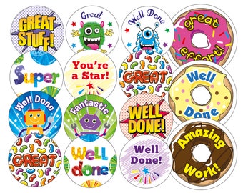 200 Scented Smelly Mixed Motivational Reward Stickers For School - View #11
