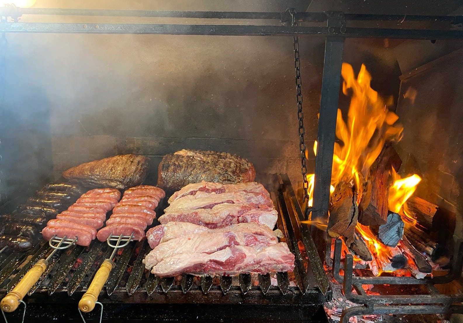 Kit de grill Asado auto-construit Parrilla Argentina Brasero UK