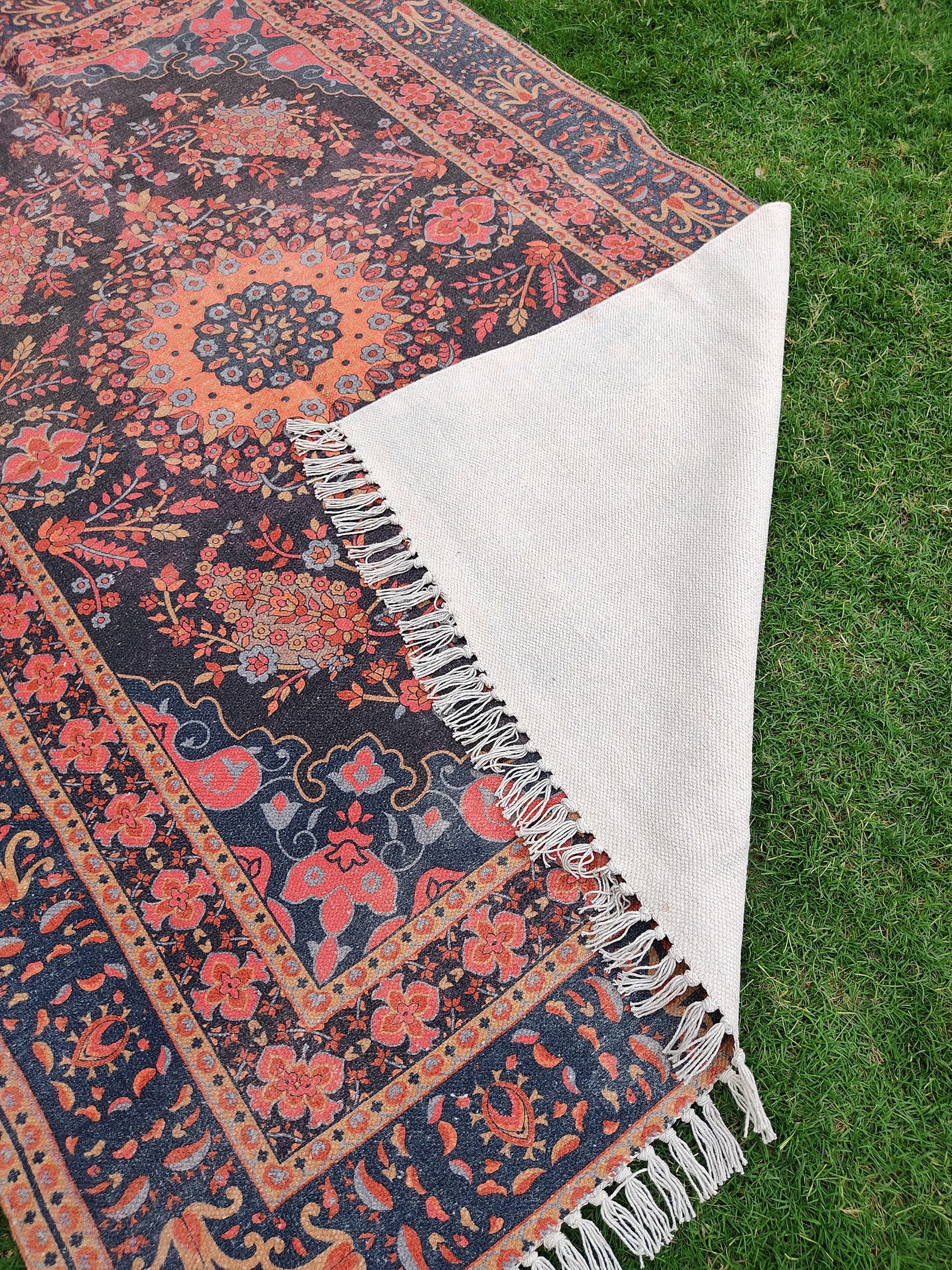 EXPRESS DELIVERY Digital Print Indian Handmade Rug Cotton Etsy