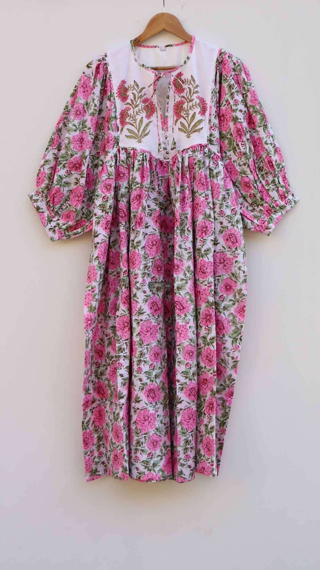 MOTIF BORDER MINI DRESS