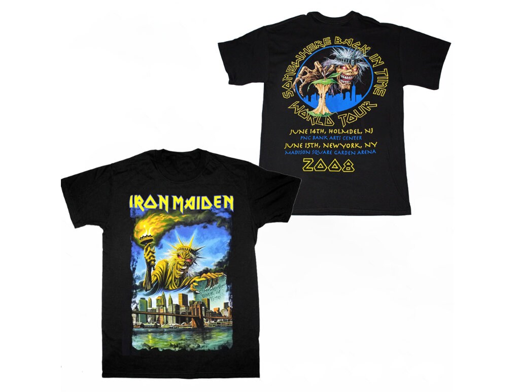 Générique Somewhere Back In Time - T-shirt - Homme, Noir, X-Large