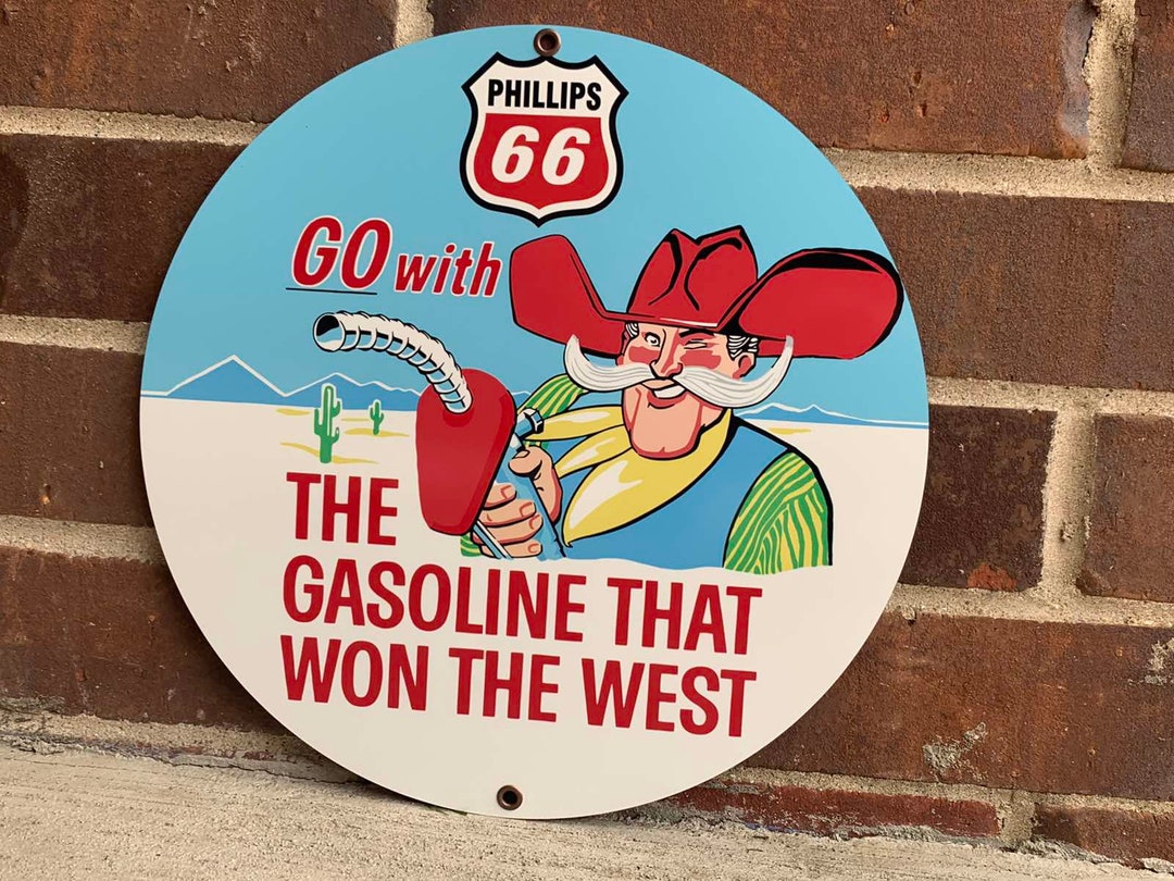 Phillips 66 Gasoline Vintage Style Sign - Etsy