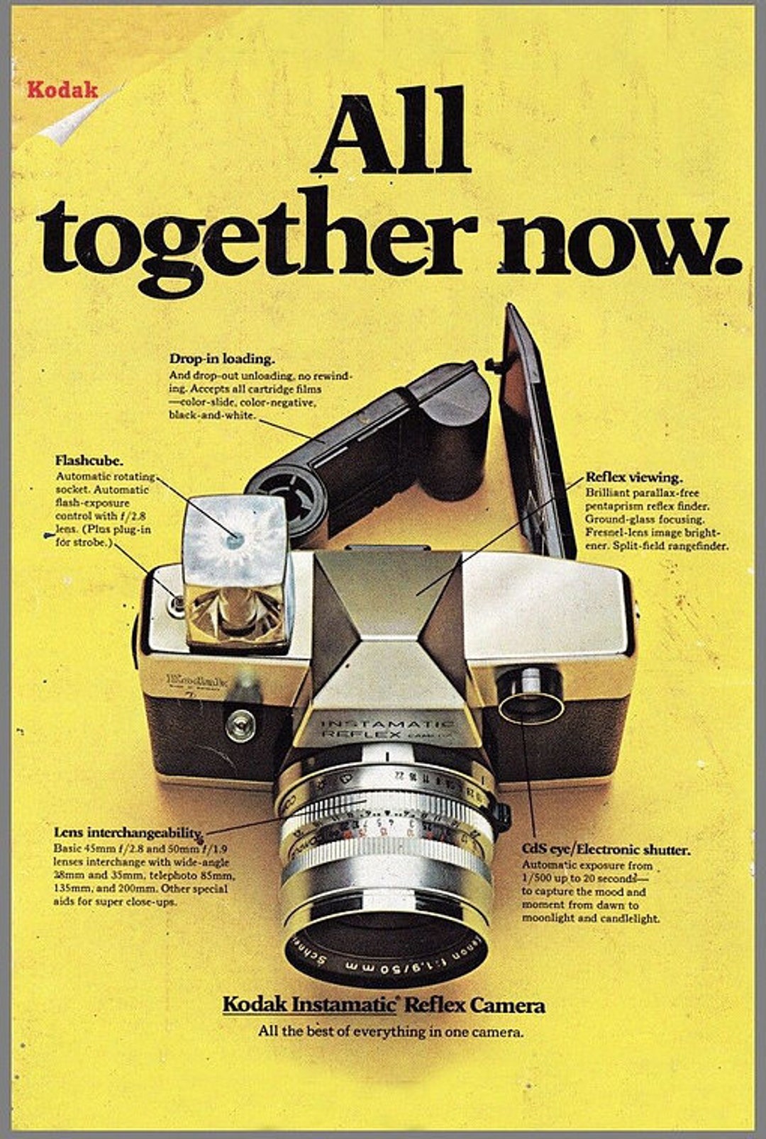 Buy Kodak Camera Film Metal Reproduction Poster Online in India