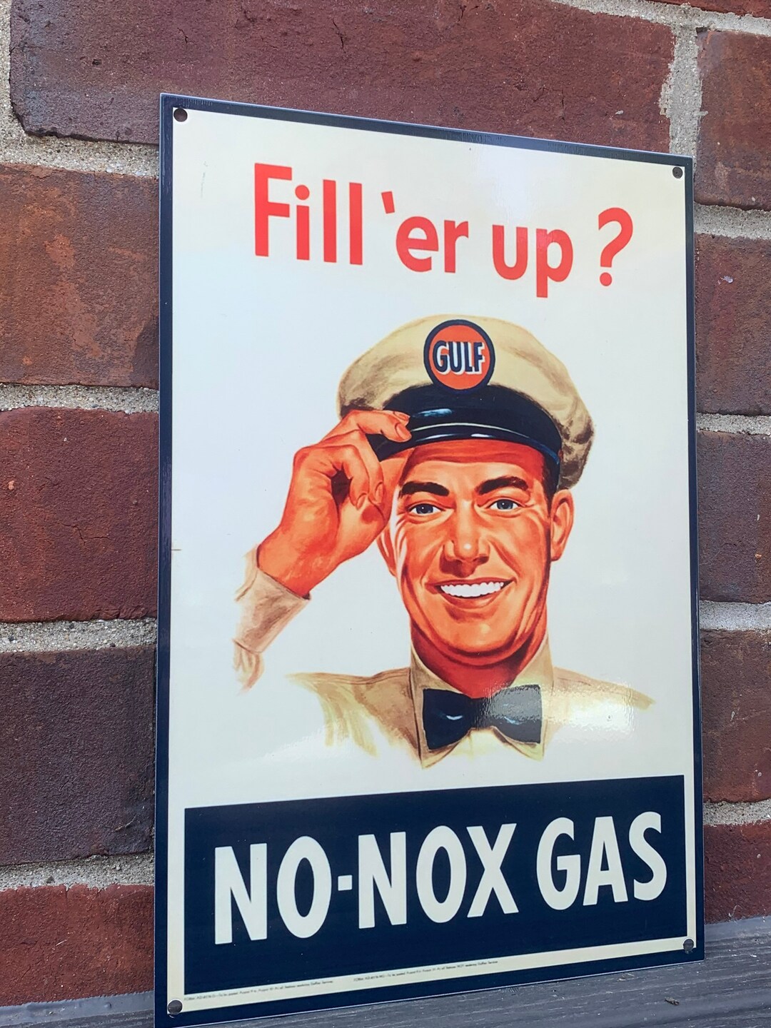 Gasoline Heavy Steel Vintage Style Metal Sign - Etsy