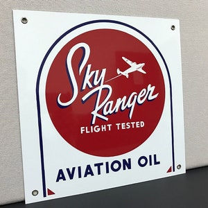 Sky Ranger Aviation Oil Reproduction Sign