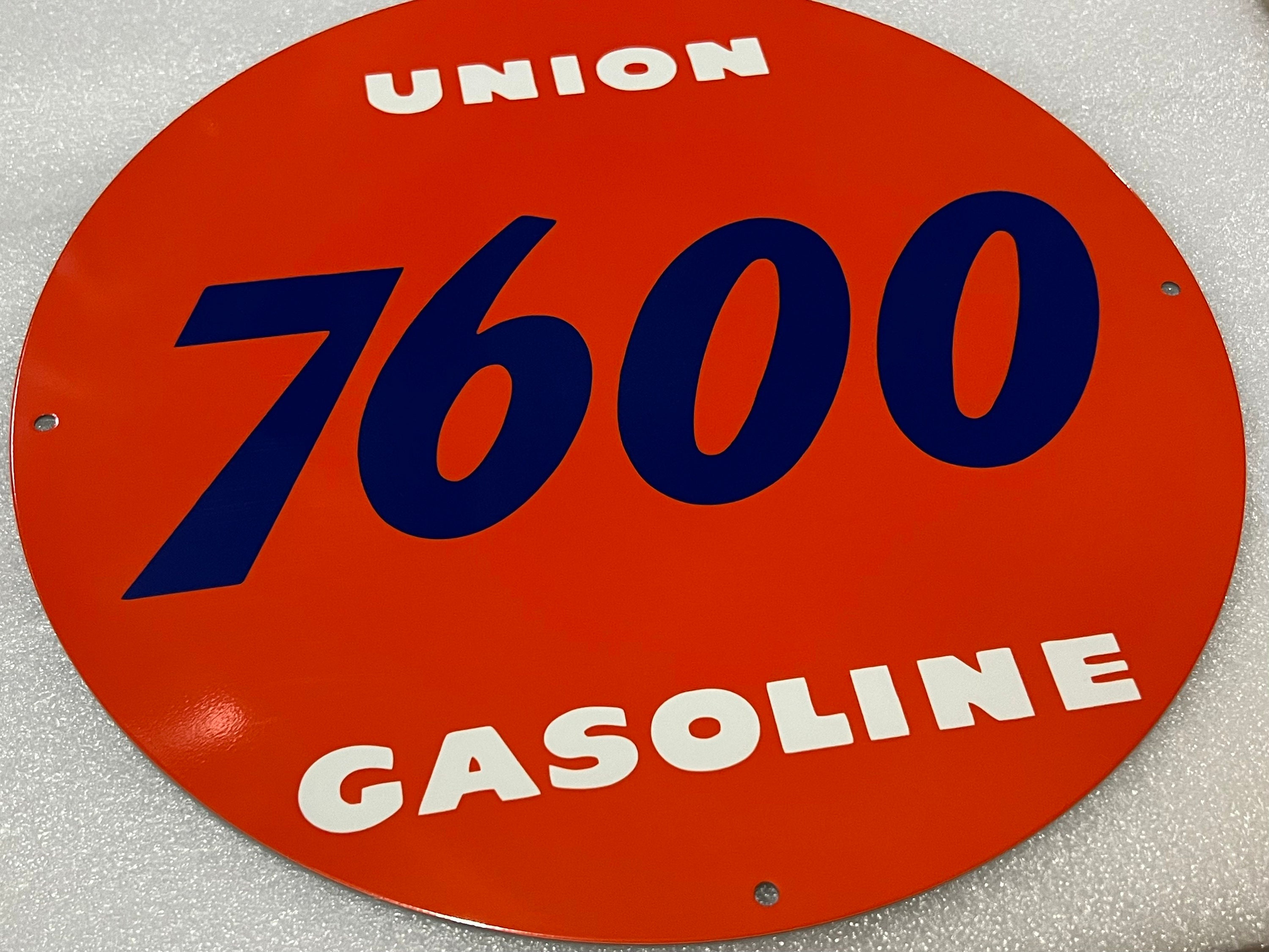 Union 76 7600 Gasoline Heavy Steel Vintage Style Metal Sign - Etsy