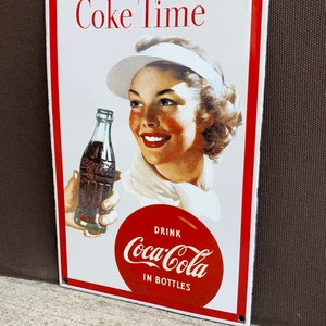 Soda pop porcelain enamel sign collectible memorabilia
