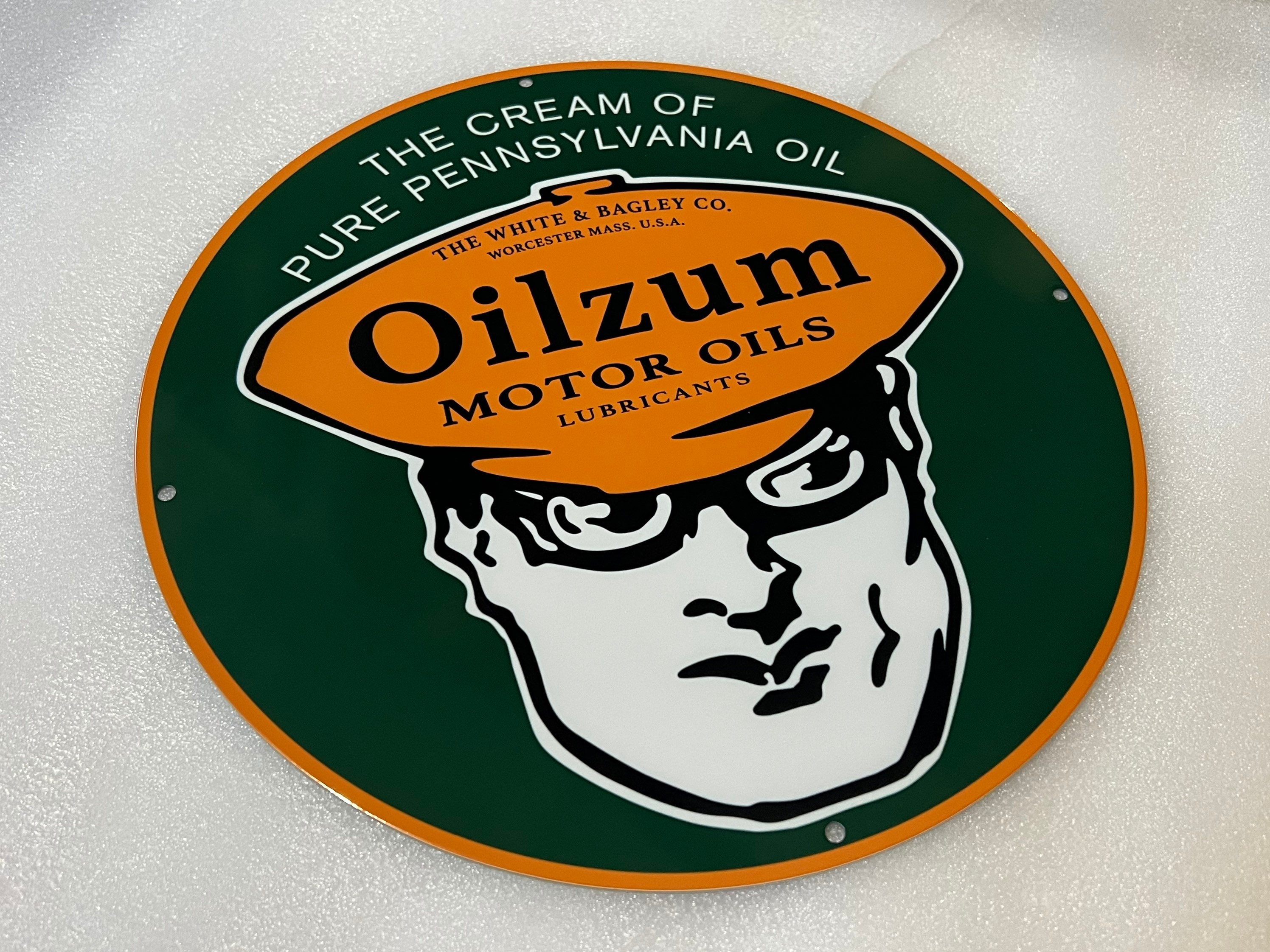 Oilzum Oil Signs - Etsy Canada