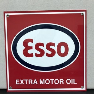 Esso Extra Motor Oil Reproduction Sign