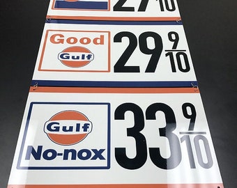 Gulf Oil - 3 Piece Sign